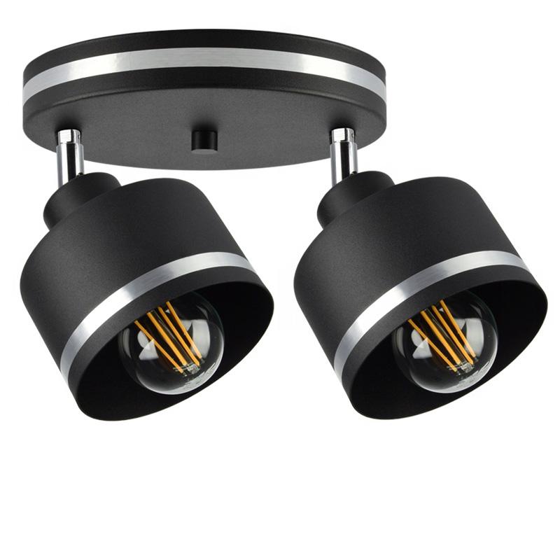 Люстра стельова Light House SRS-16083/2 на дві лампи Чорний