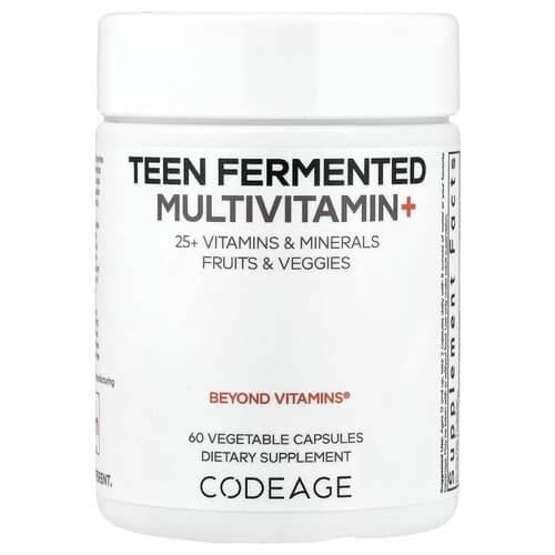 Мультивитамины для подростков Codeage Teen Fermented Multivitamin+ 60 Capsules (AGE-00852)