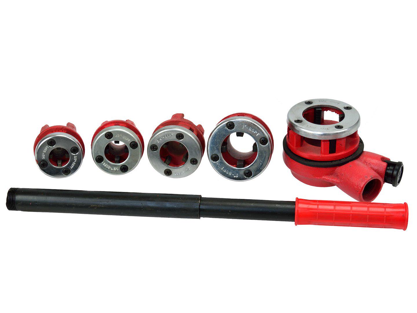 Набір плашок для труб Geko G01001 5 ел. 3/8"-1,1/4" (26720298) - фото 3 Набір плашок для труб Geko G01001 5 ел. 3/8"-1,1/4" (26720298) - фото 3