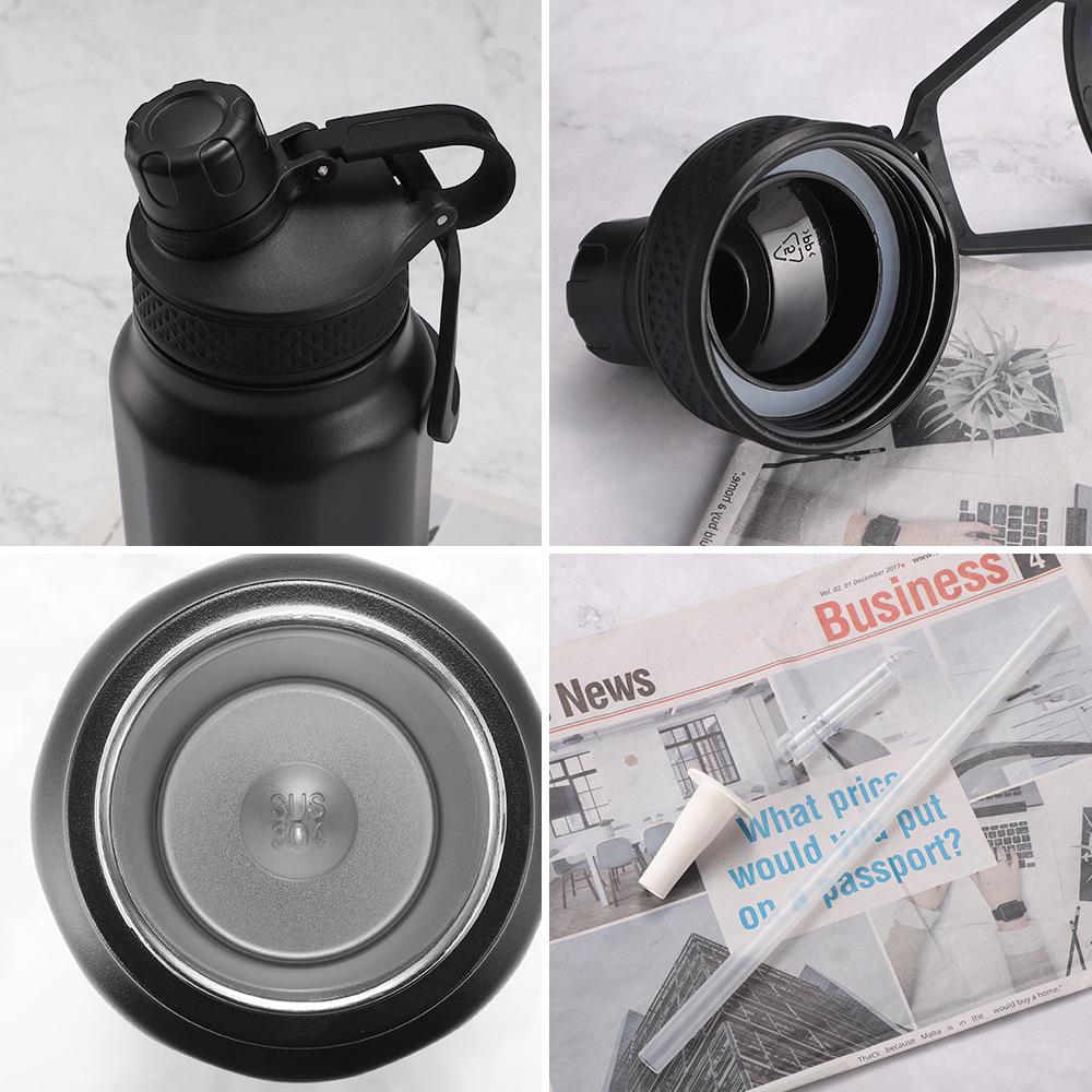 Термо-пляшка One's 00-0554 Чорний 1000 мл (00-0554) - фото 2 Термо-пляшка One's 00-0554 Чорний 1000 мл (00-0554) - фото 2