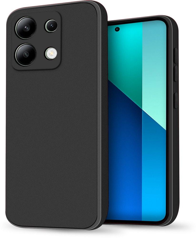 Силиконовый чехол HardCorner Xiaomi Redmi Note 13 (с микрофиброй) Black (35425-2B)