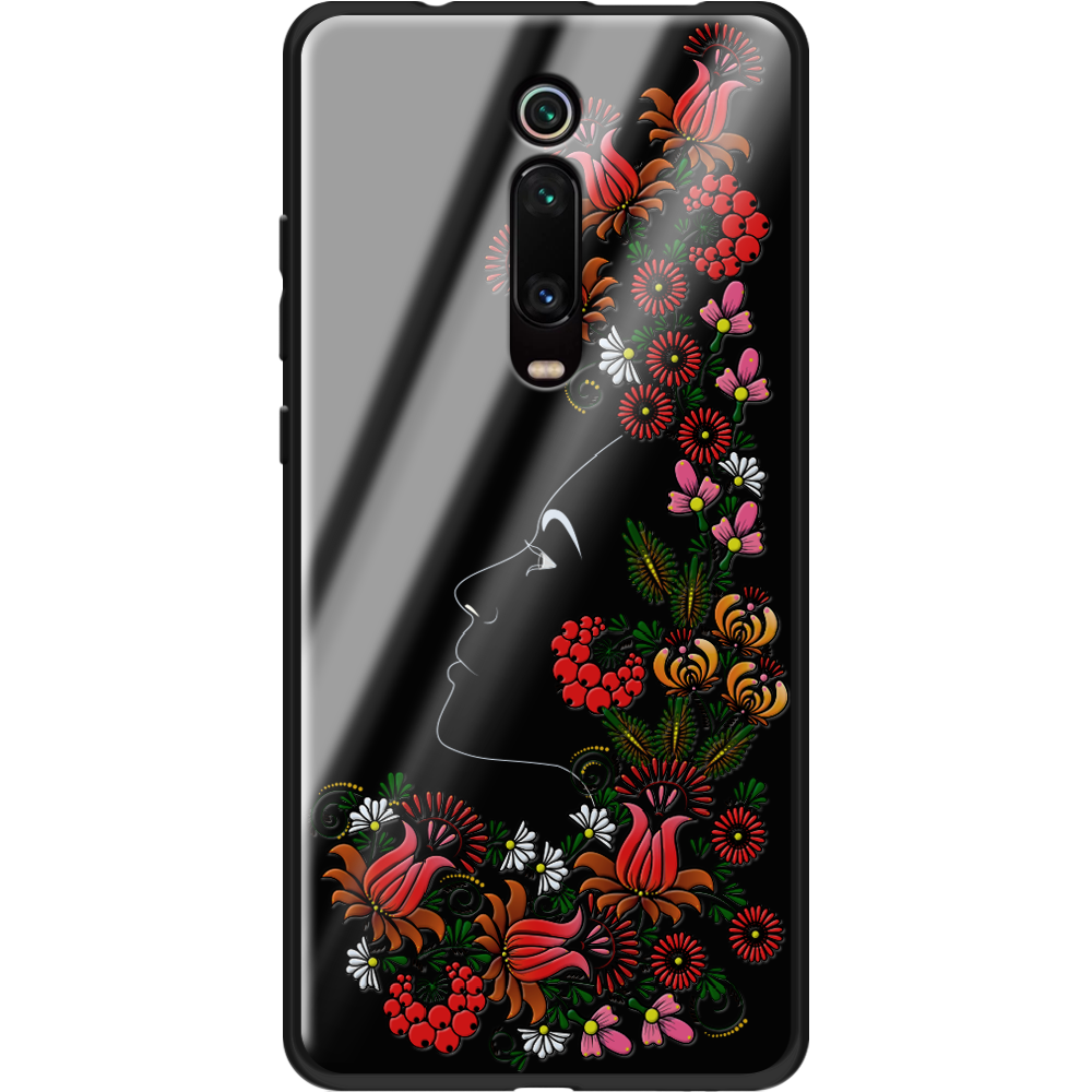 Чохол BoxFace Xiaomi Mi 9T / Mi 9T Pro 3D Ukrainian Muse Чорний силікон зі склом (37376-bk64-37743)
