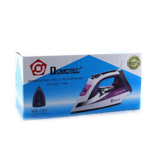 Праска Domotec MS 2201 2200W керамічна підошва Purple (006982) - фото 4