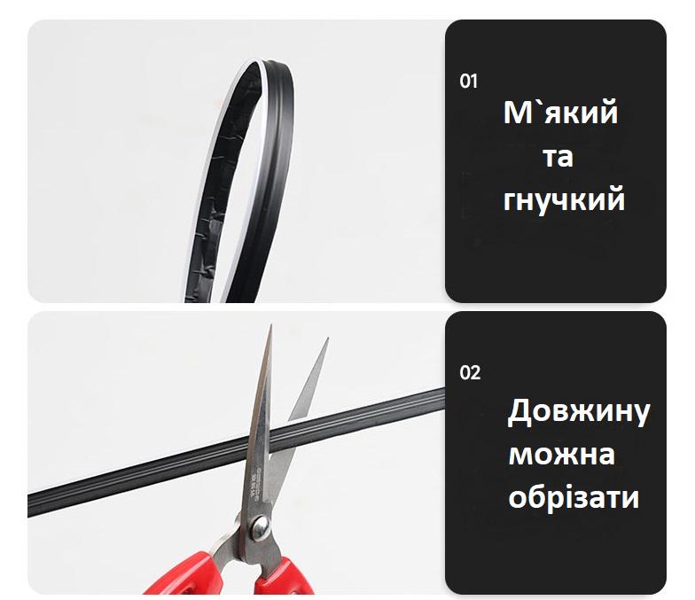 Підсвітка автомобільна в салон Ambient Rgb багатобарвна стрічка в торпеду з пультом 110 см/25 см (4589) - фото 2