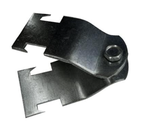 Зажим монтажного профиля E.NEXT e.industrial.strut.clamp.1" для труб 1" 1 шт. (i0500003)