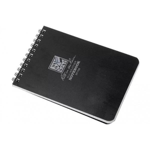 Блокнот из водонепроницаемой бумаги Rite in the Rain 4x6 Black (746) Блокнот из водонепроницаемой бумаги Rite in the Rain 4x6 Black (746)