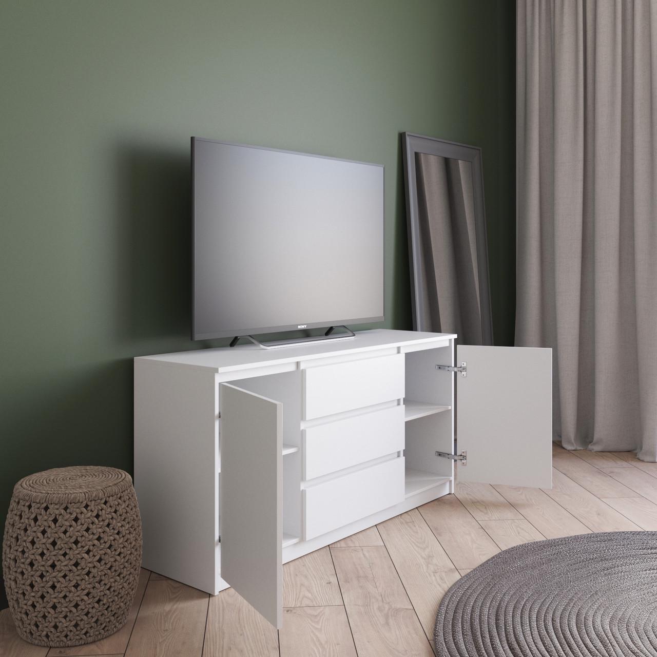 Комод під телевізор Вайс R-15 140х40х75 см Антрацит (30294580) - фото 3 Комод під телевізор Вайс R-15 140х40х75 см Антрацит (30294580) - фото 3