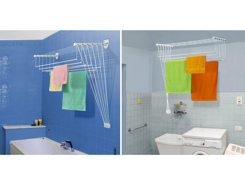 Сушилка настенно-потолочная Rokar Флорис 2,0 м (F6-200) 6-ти стержневая - фото 5 Сушилка настенно-потолочная Rokar Флорис 2,0 м (F6-200) 6-ти стержневая - фото 5