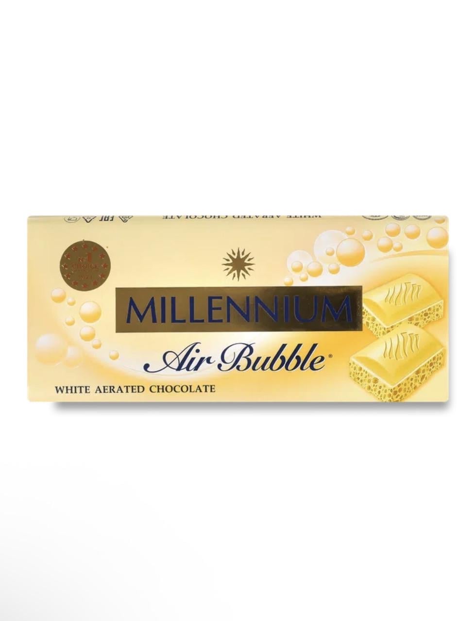 Шоколад білий Millennium пористий 90 г