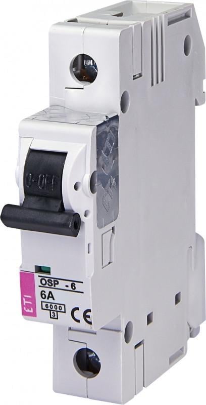 Ограничитель тока ETI OSP-6 1P 6А 6кА D (2181030)