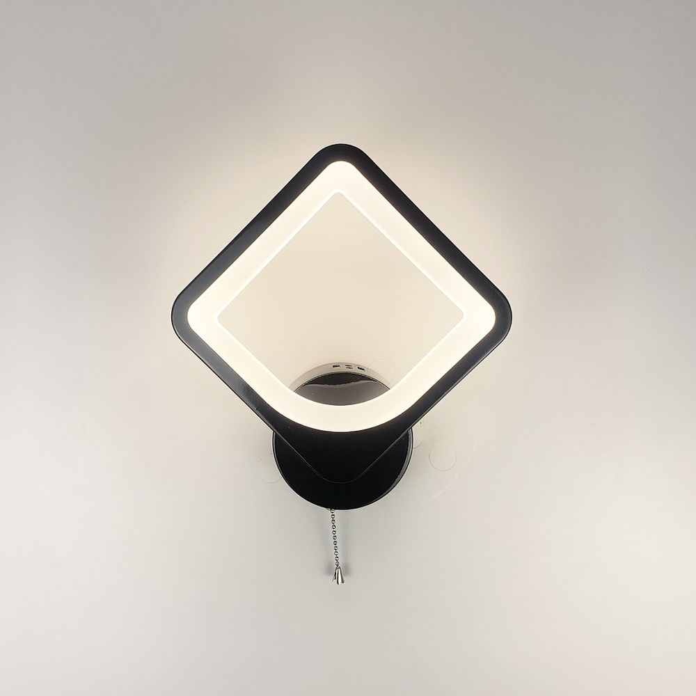 Бра мінімалістичнe LED Чорний (2281/1S BR BK) - фото 2 Бра мінімалістичнe LED Чорний (2281/1S BR BK) - фото 2