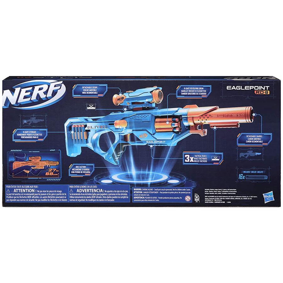 Бластер Nerf Elite 2.0 Eaglepoint RD-8 (F0423) - фото 3