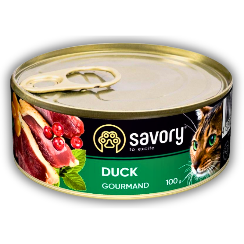 Корм влажный для привередливых кошек Savory с уткой 100 г х 12 шт. (P30600) - фото 1 Корм влажный для привередливых кошек Savory с уткой 100 г х 12 шт. (P30600) - фото 1