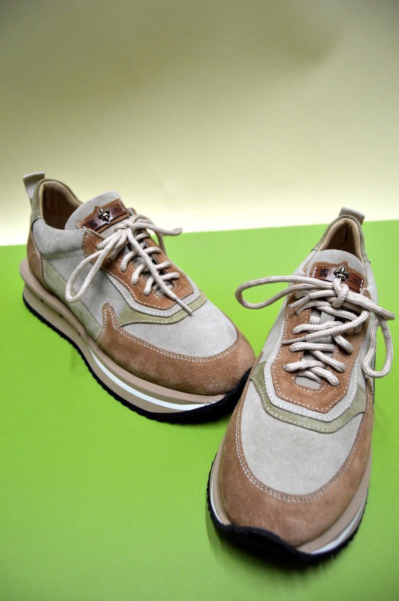 Кросівки жіночі Aquamarin замшеві р. 37 Бежево-зелений (94100550237) - фото 3 Кросівки жіночі Aquamarin замшеві р. 37 Бежево-зелений (94100550237) - фото 3