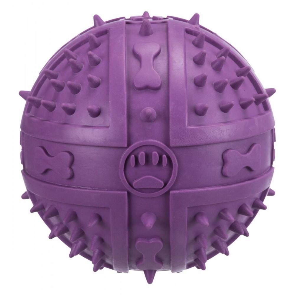 Игрушка для собак Trixie Мяч с пищалкой резина 9 см Фиолетовый (4011905348421_1)