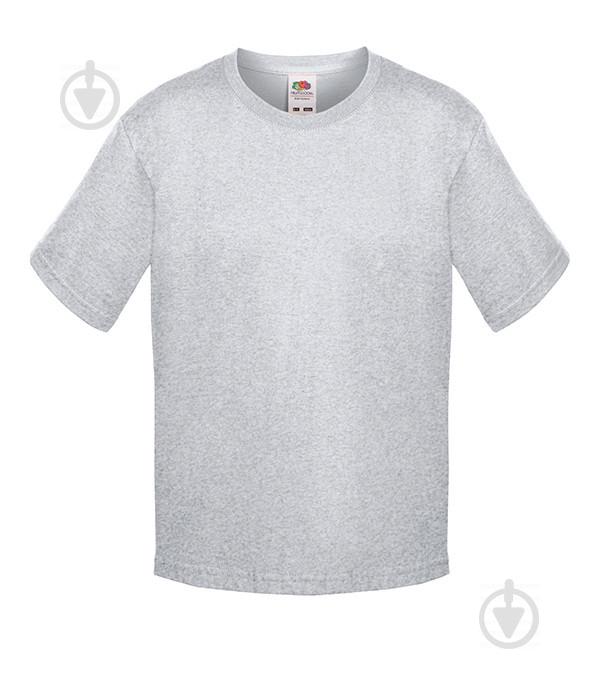 Футболка Fruit of the Loom Sofspun kids 104 см Сіро-Ліловий (061015094104)