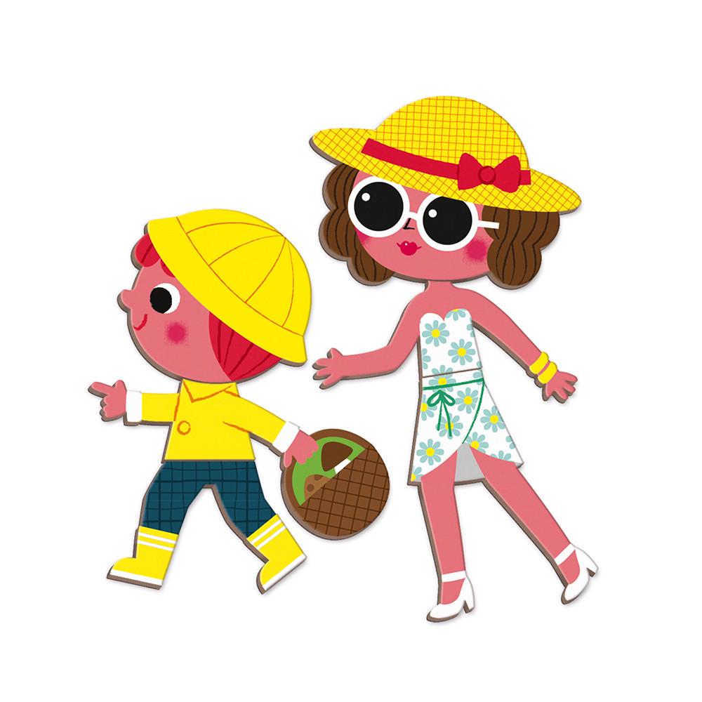 Книга учебная магнитная Janod Четыре времени года 115 элементов (J02721) - фото 4 Книга учебная магнитная Janod Четыре времени года 115 элементов (J02721) - фото 4