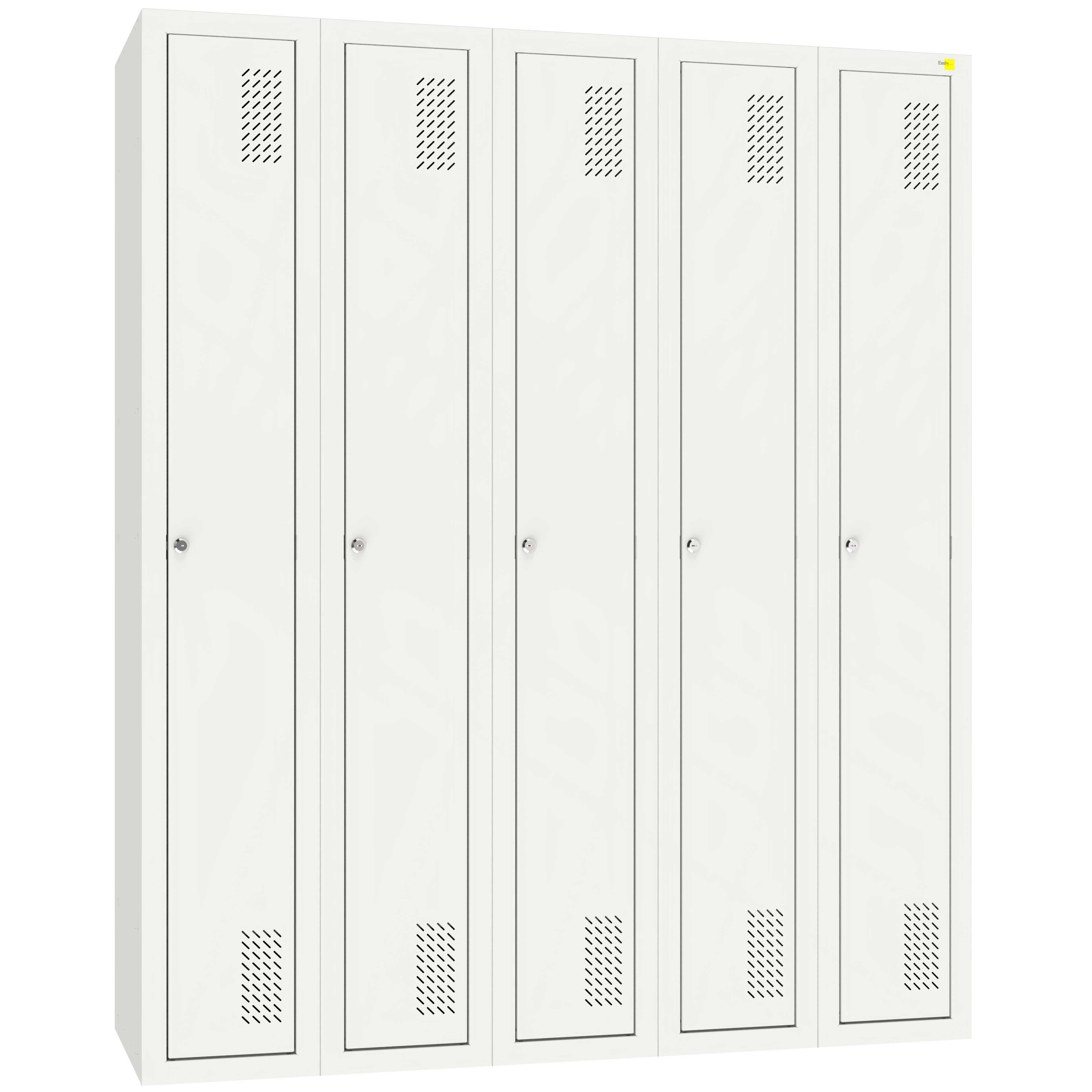 Шафа для одягу ШОМ-300/5 металева (9700089) Шафа для одягу ШОМ-300/5 металева (9700089)