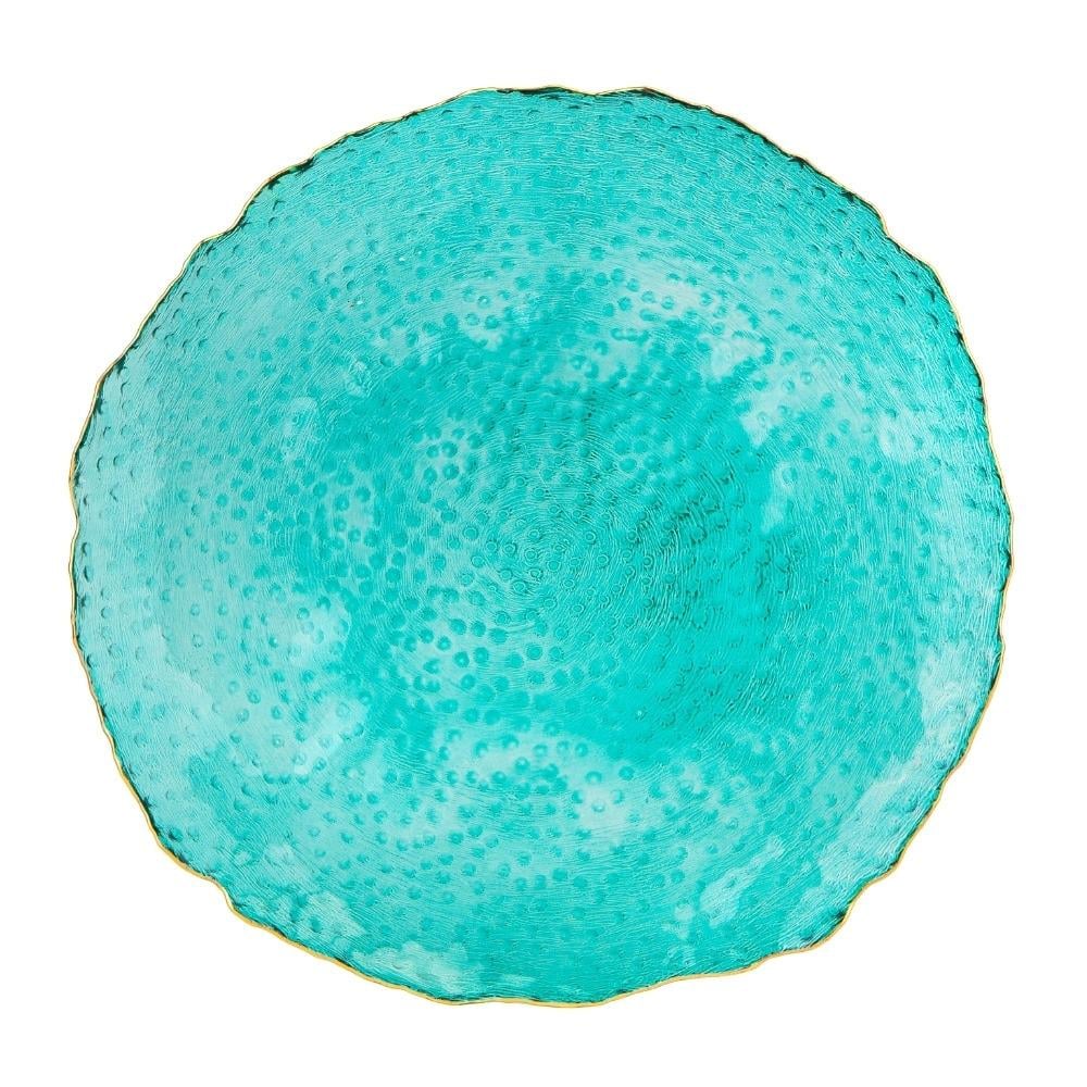 Блюдо стеклянное Сапфир 25 см (9219-021)