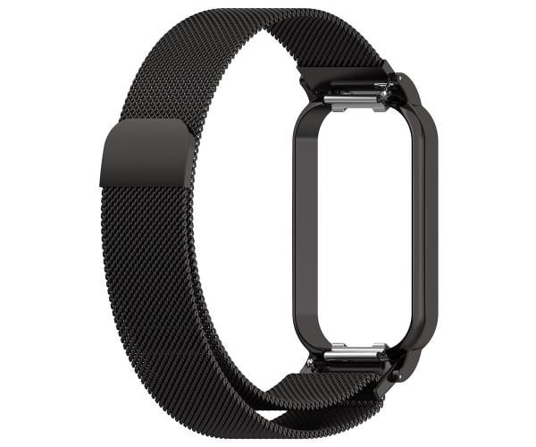 Ремешок Milanese Magnetic для Xiaomi Redmi Band 2 Черный