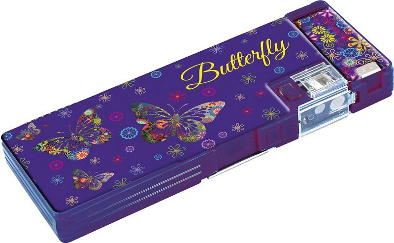Пенал шкільний Cool For School CF85961 Butterfly