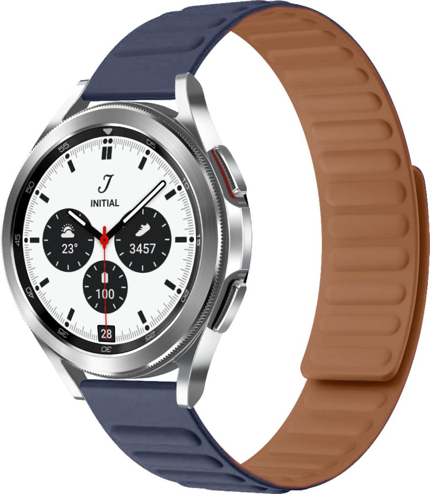 Ремешок Magneter для Galaxy Watch 4 Classic 42 мм Dark Blue (26616-5D)
