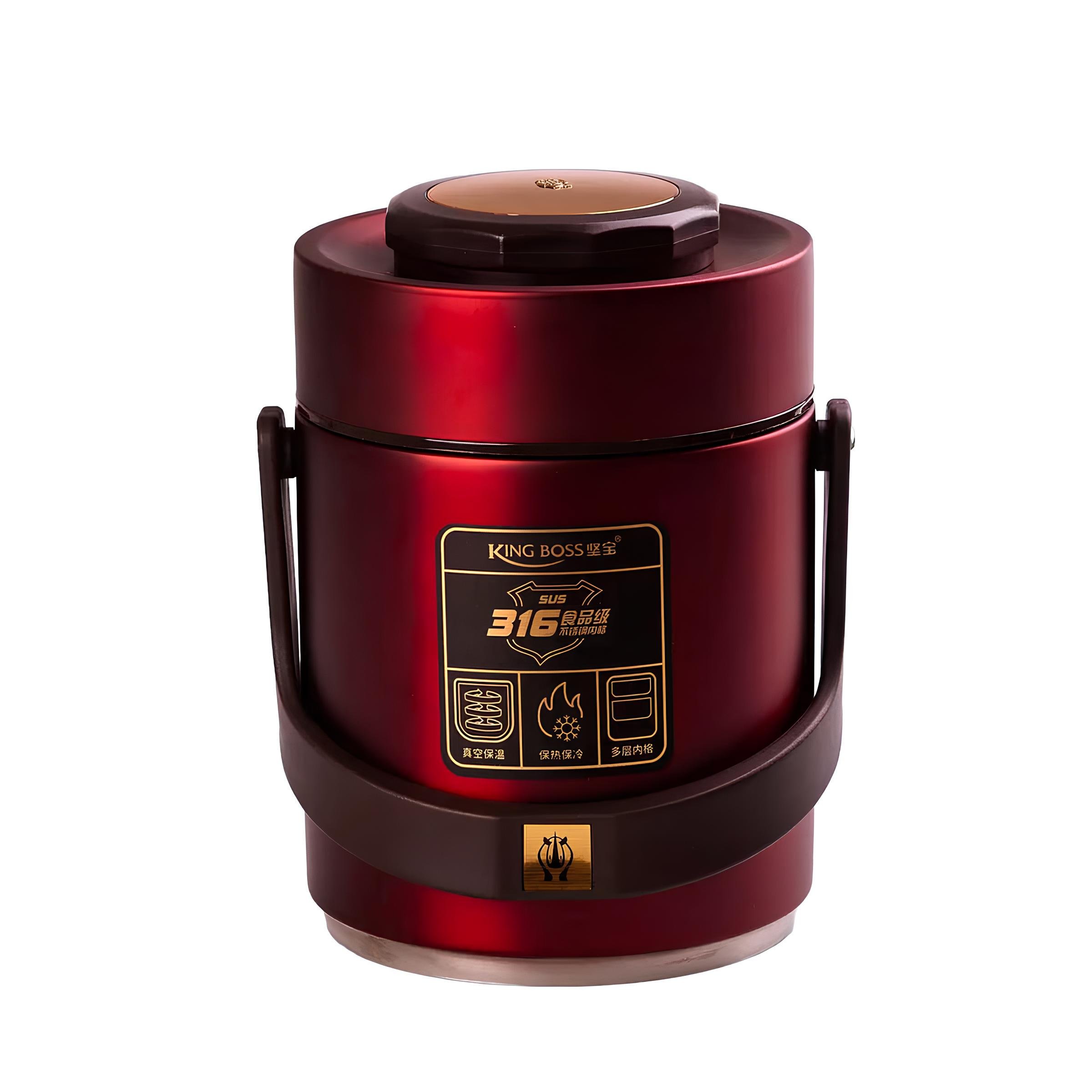 Термос для еды LunchKing с двумя стальными контейнерами 1,5 л (25786765)