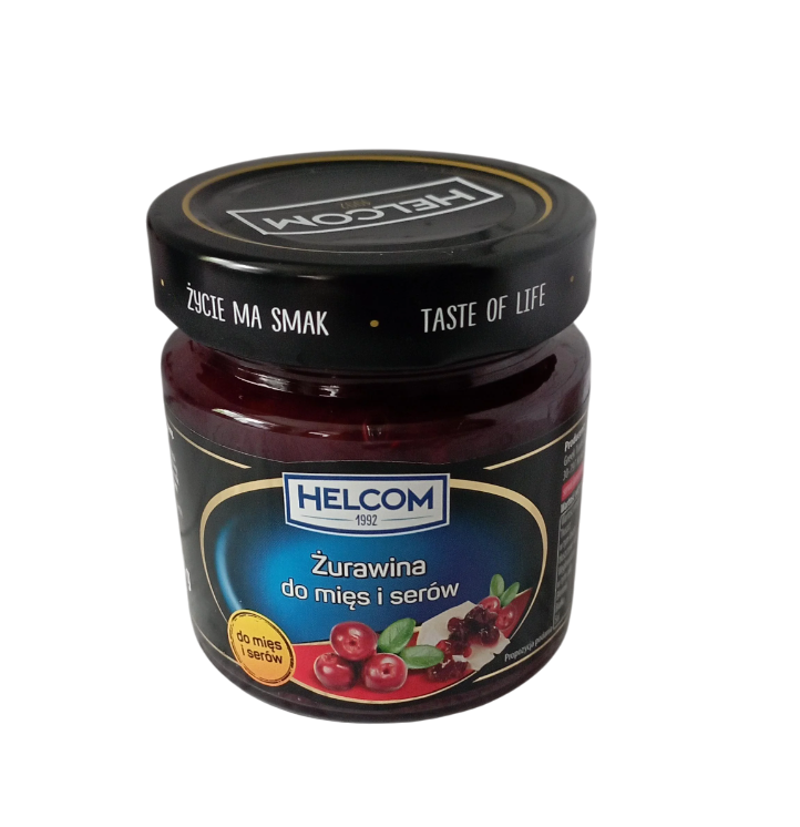 Соус журавлинний Helcom до м'яса та сирів 210 г Соус журавлинний Helcom до м'яса та сирів 210 г