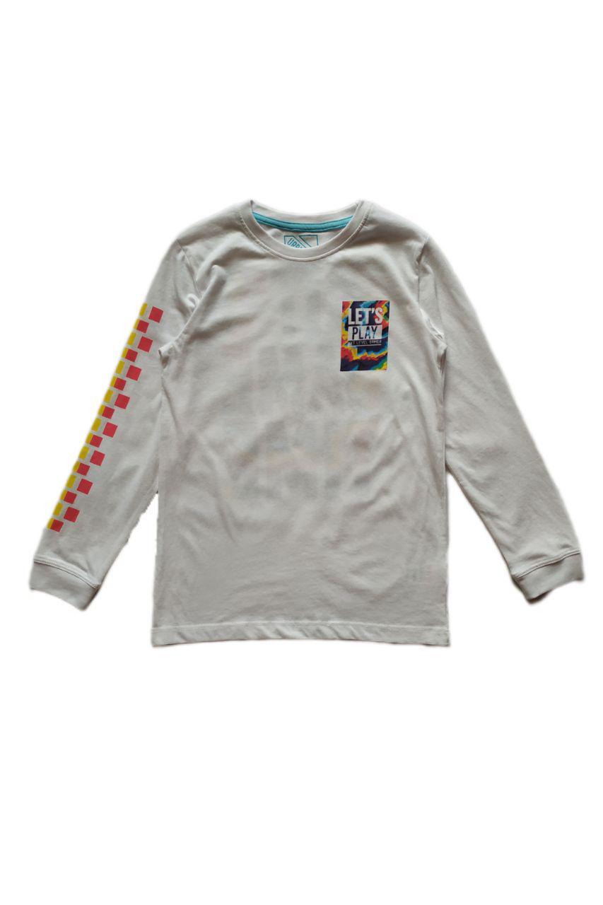 Реглан для мальчика Matalan р. 134 Белый (1155757)