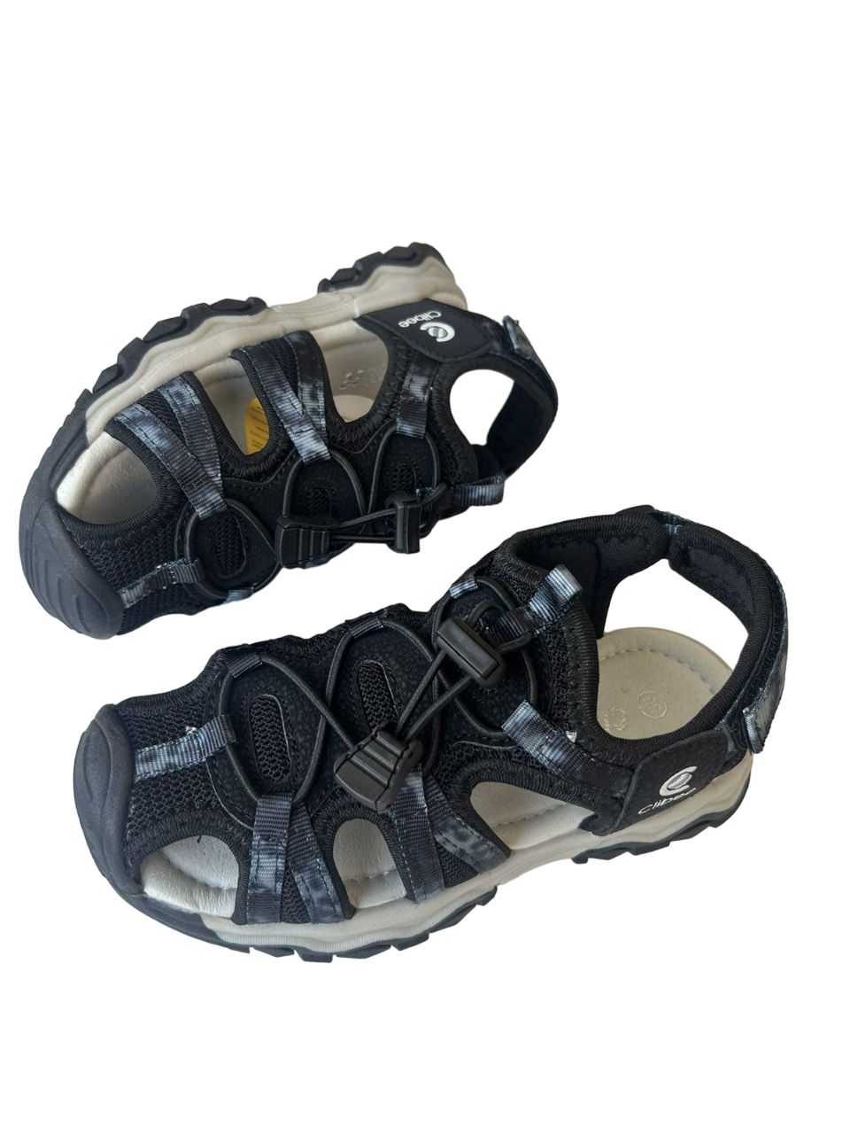 Сандалі дитячі Clibee з закритим носком р. 31 Чорний/Синій