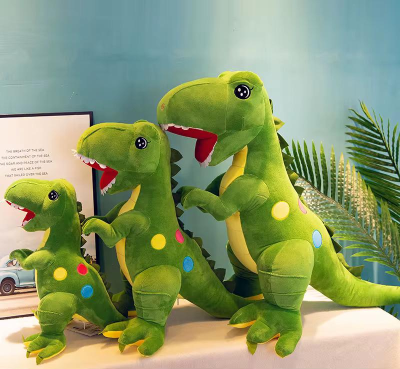 М'який іграшка Динозавр Гігант плюшева колекційна 100 см Зелений - фото 5 М'який іграшка Динозавр Гігант плюшева колекційна 100 см Зелений - фото 5