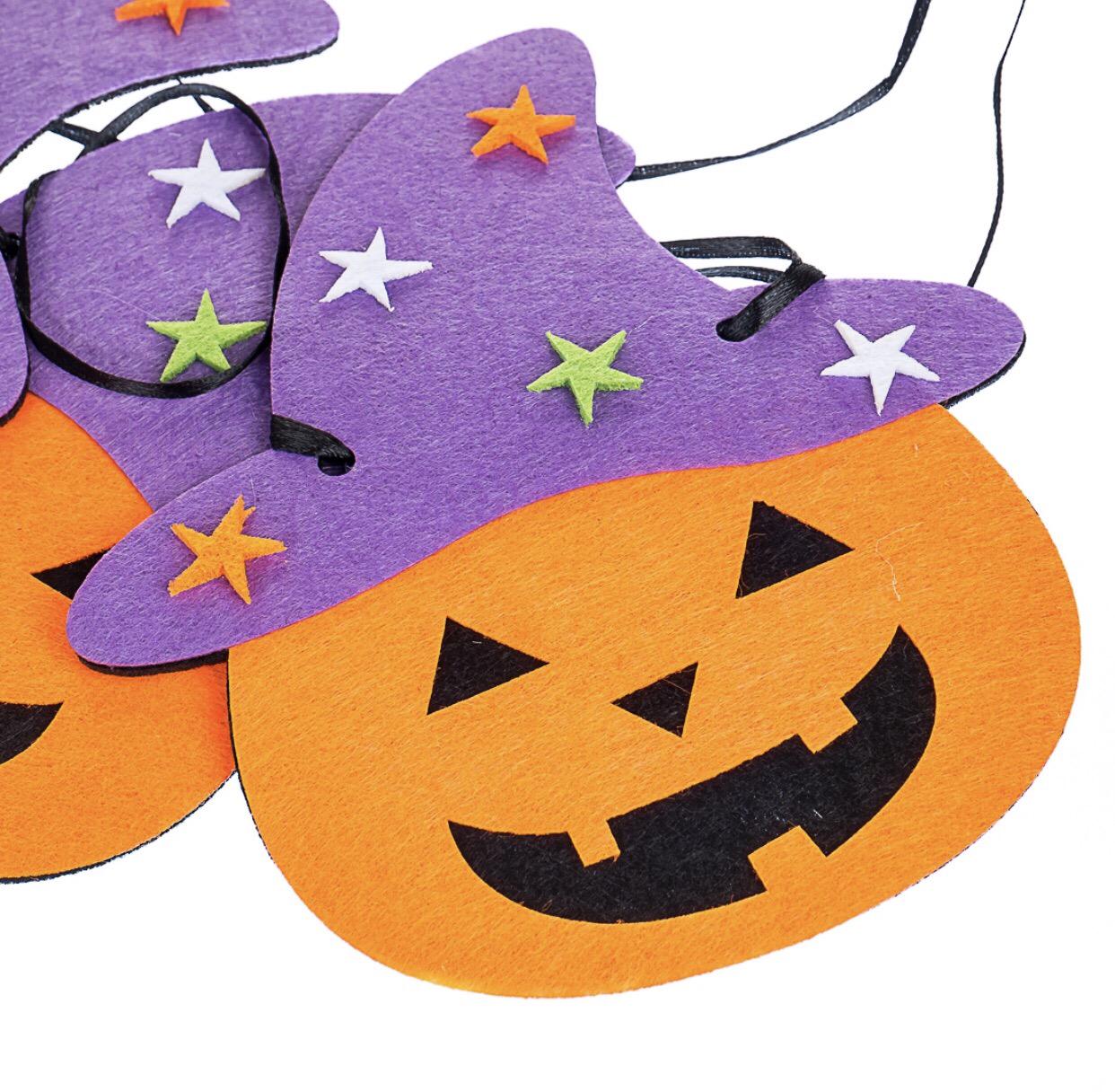 Гирлянда-подвеска на Хэллоуин Тыквы декоративная (1356208) - фото 2 Гирлянда-подвеска на Хэллоуин Тыквы декоративная (1356208) - фото 2