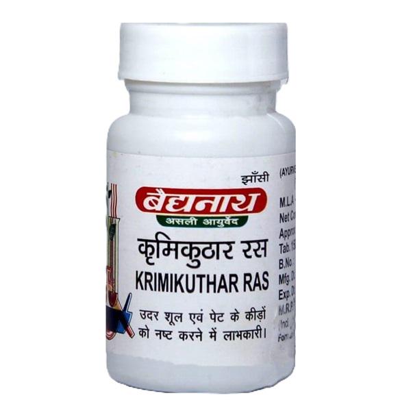 Антипаразитарний препарат Baidyanath Krimikuthar Ras 80 таб. (000020193)