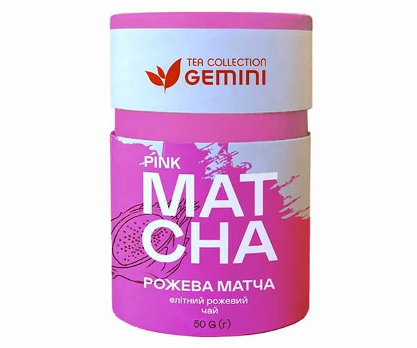 Чай Gemini Матча рожева 50 г (g400077) Чай Gemini Матча рожева 50 г (g400077)