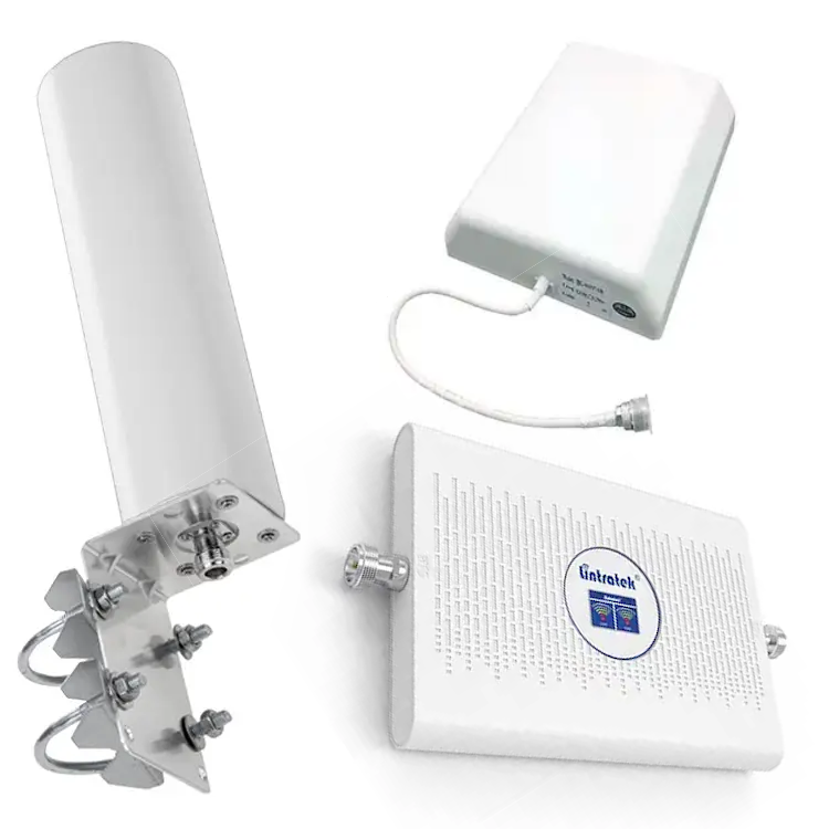 Комплект підсилювача зв'язку/інтернету Lintratek AA-23F-GDW 70 dB всеспрямована антена та внутрішня антена (30306960)