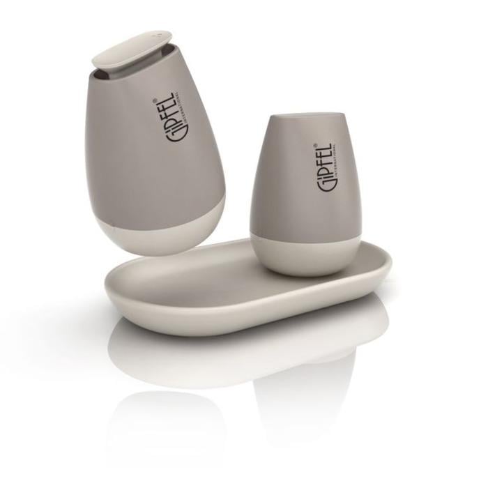 Набор для приправ на магнитах GIPFEL 2 пр. с подставкой 8х5х4 см (9421)