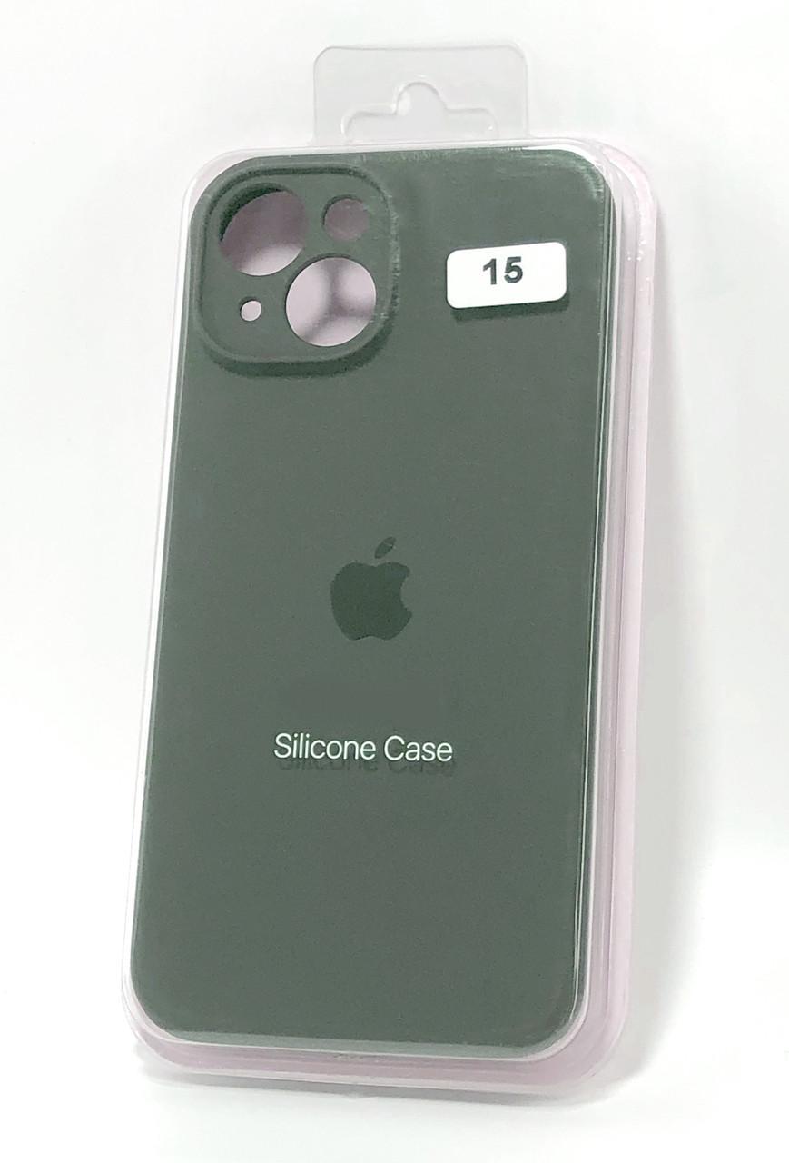 Чохол для телефону iPhone 14Plus Silicone Case FULL Camera №15 marengo