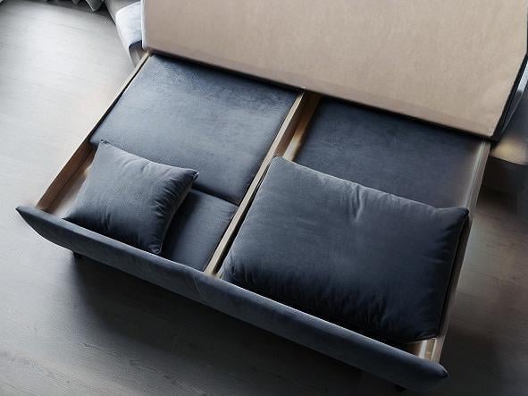 Диван-трансформер Tobi Sho Kubus-120 мягкий для гостиной велюр 1600х800х1000 мм Синий - фото 7 Диван-трансформер Tobi Sho Kubus-120 мягкий для гостиной велюр 1600х800х1000 мм Синий - фото 7