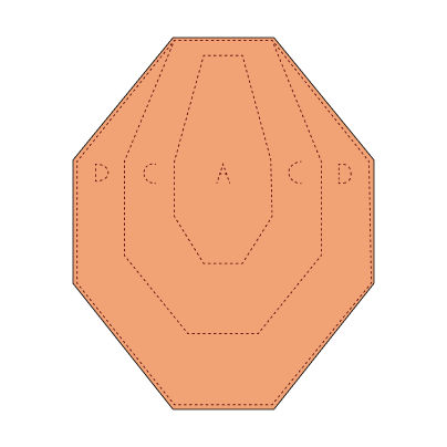 Мішень Gerts МКПС IPSС №33 класична 46х58 см Бурий