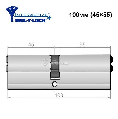 Циліндр Mul-T-Lock MTL600/Interactive MOD 100 45x55 модульний Нікель сатин (36927) - фото 8