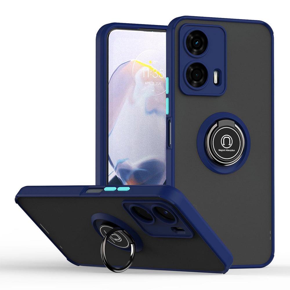 Защитный чехол MatteLuxe Motorola G24 (с кольцом) Blue (38251-28)