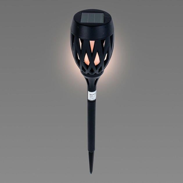 Садово-парковый светильник Sirius грунтовый с эффектом огня 58 см IP44 Черный (39004) - фото 2