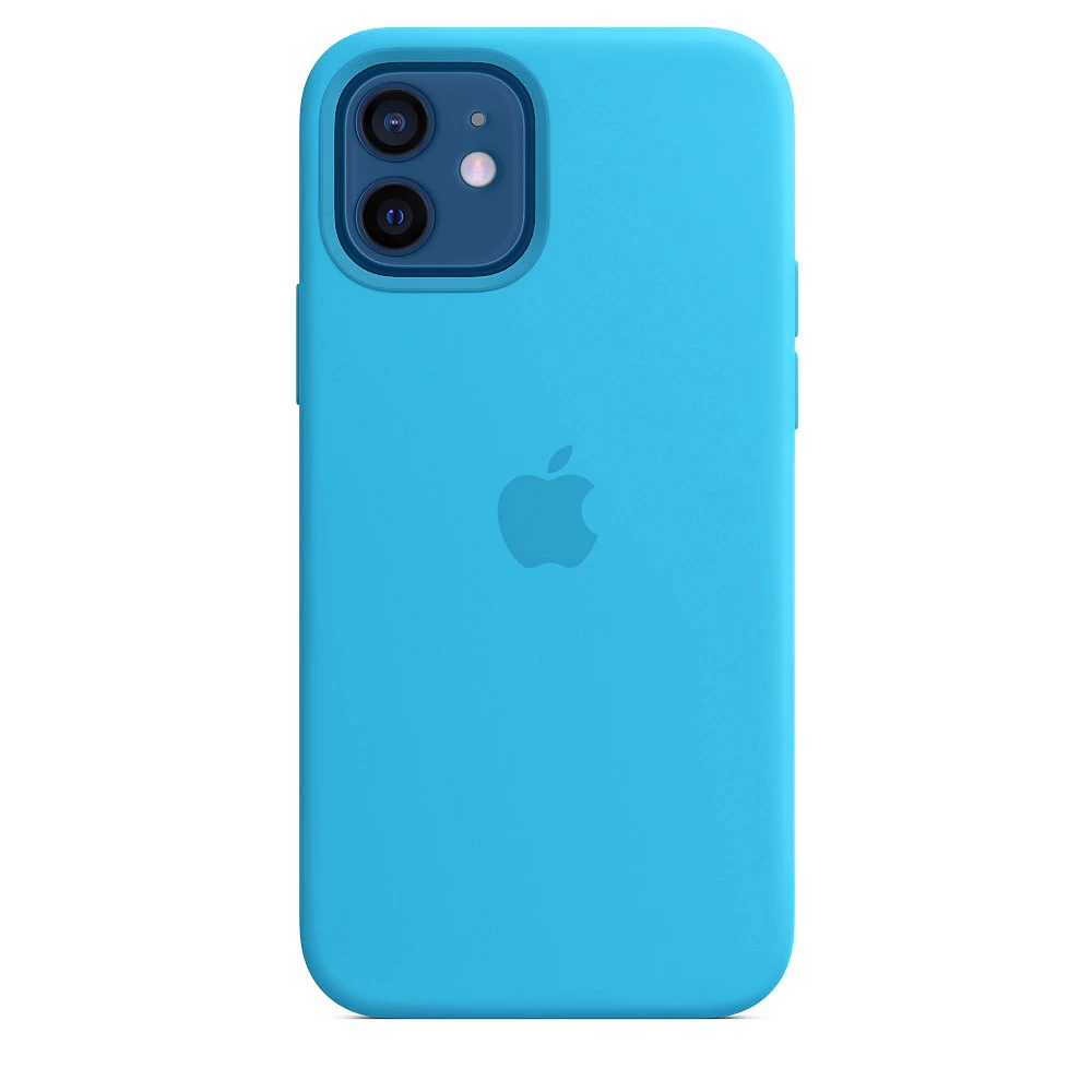 Силиконовый Чехол Накладка Silicone Case для iPhone 12 Mini Blue Силиконовый Чехол Накладка Silicone Case для iPhone 12 Mini Blue