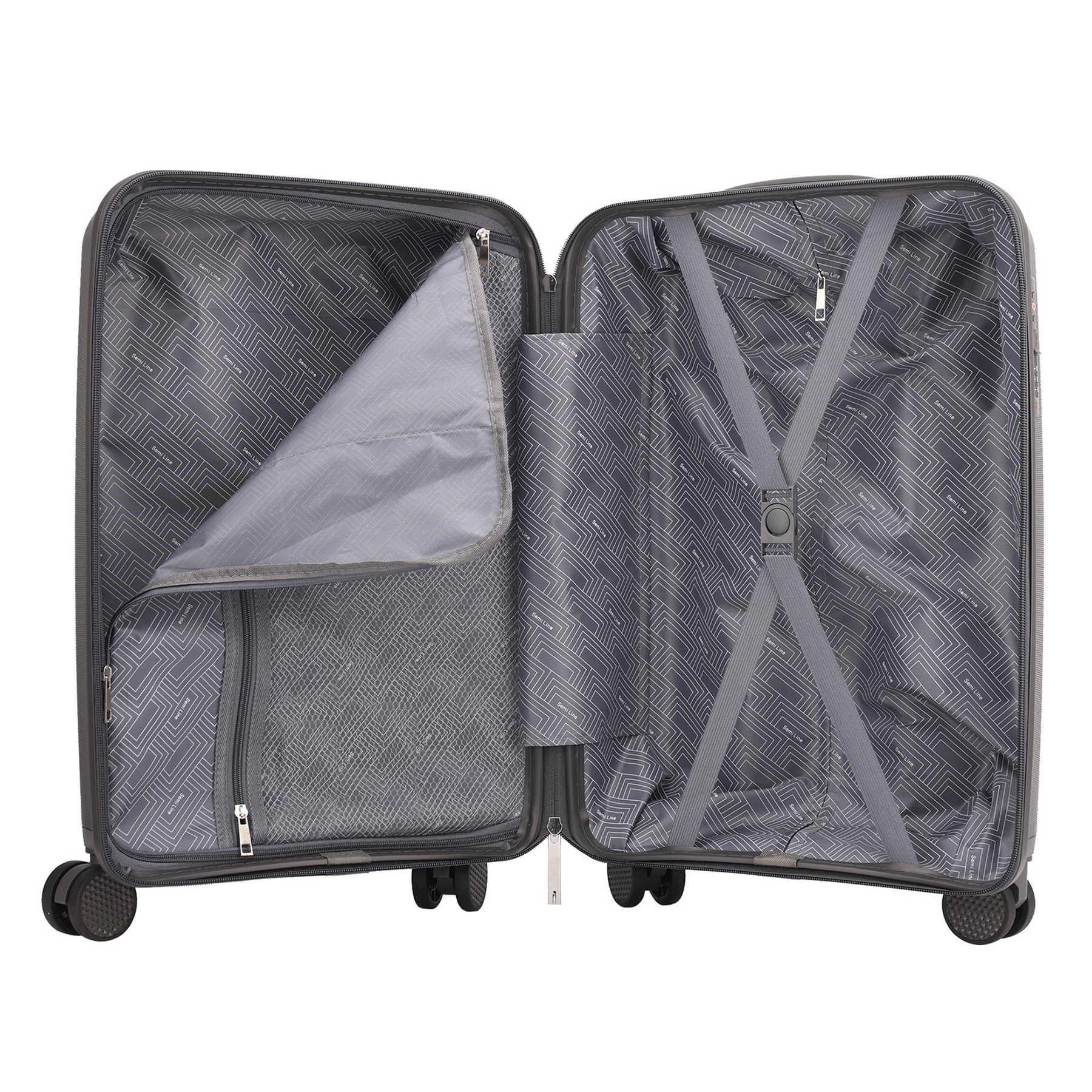 Чемодан SEMI LINE 20" Graphite (T5829-1) - фото 6 Чемодан SEMI LINE 20" Graphite (T5829-1) - фото 6