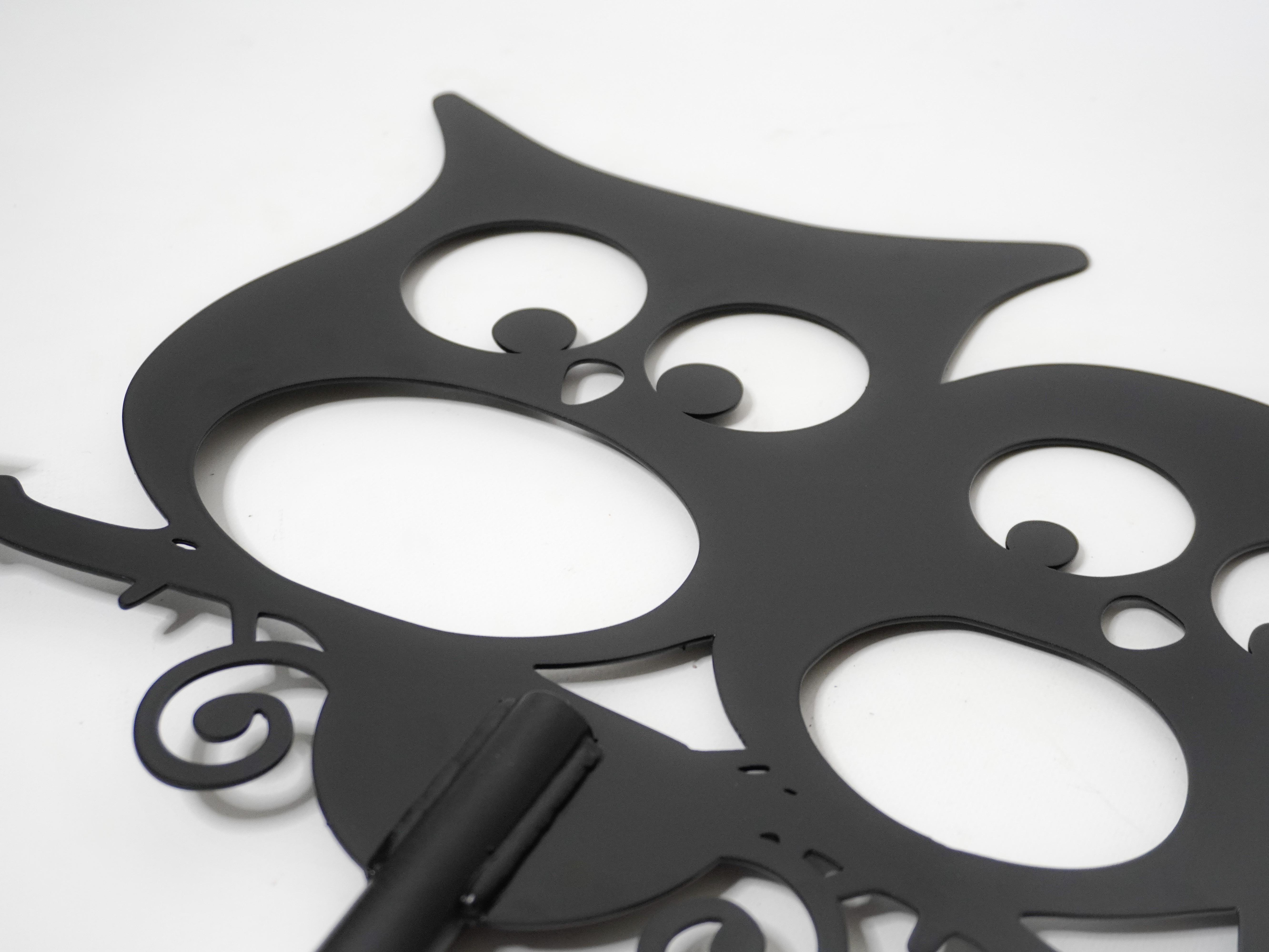 Флюгер на дах металевий Совушки Чорний - фото 5 Флюгер на дах металевий Совушки Чорний - фото 5