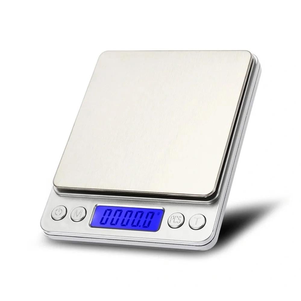 Ваги ювелірні електронні 500 g 0,01 з 2 чашами/високоточні (120.169)