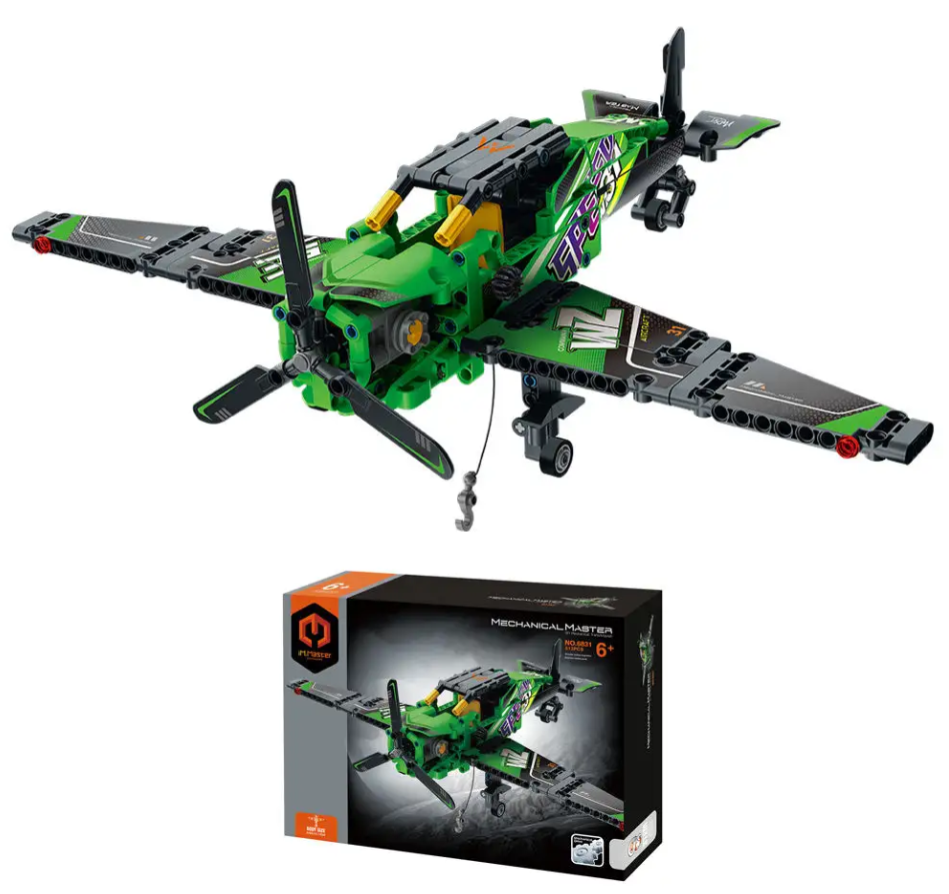 Конструктор Військовий літак гідроплан 375 деталей Зелений (ВЛЗ12) - фото 4 Конструктор Військовий літак гідроплан 375 деталей Зелений (ВЛЗ12) - фото 4