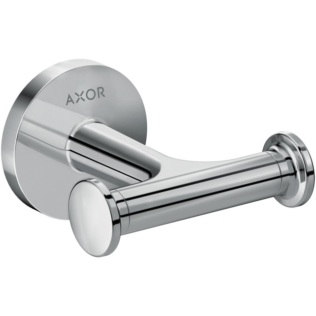 Крючок настенный Hansgrohe AXOR Universal Circular 42812000 двойной Хром (131312)
