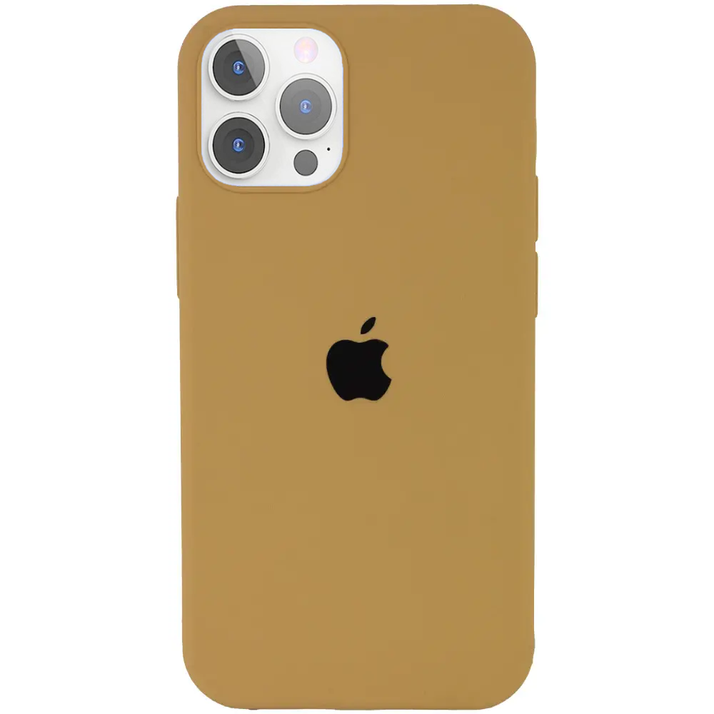 Силіконовий Чохол Накладка Silicone Case для iPhone 13 Pro Gold