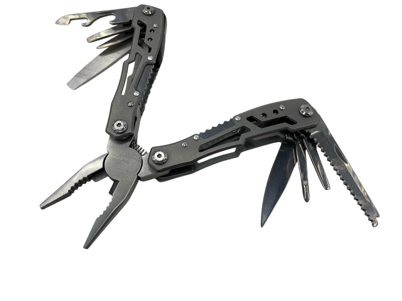 Мультитул багатофункціональний 15в1 з нержавіючої сталі (2022014834674) Мультитул багатофункціональний 15в1 з нержавіючої сталі (2022014834674)